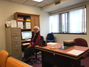 Linda Bartoletto at the office in Englewood.